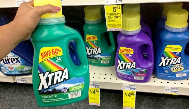  The price of xtra laundry detergent from production to consumption 