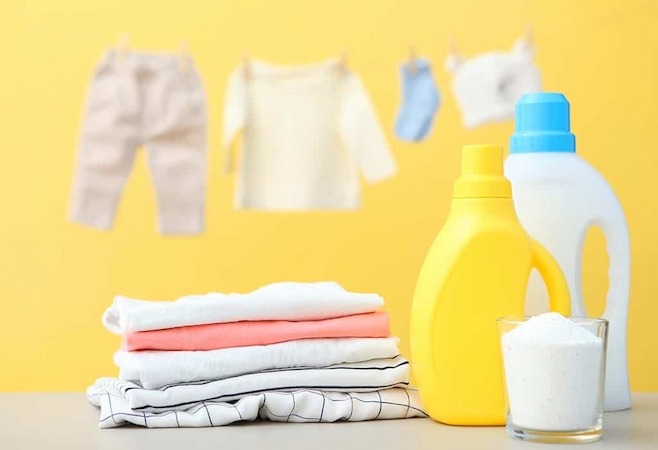  The price of laundry detergent + purchase of various types of laundry detergent 