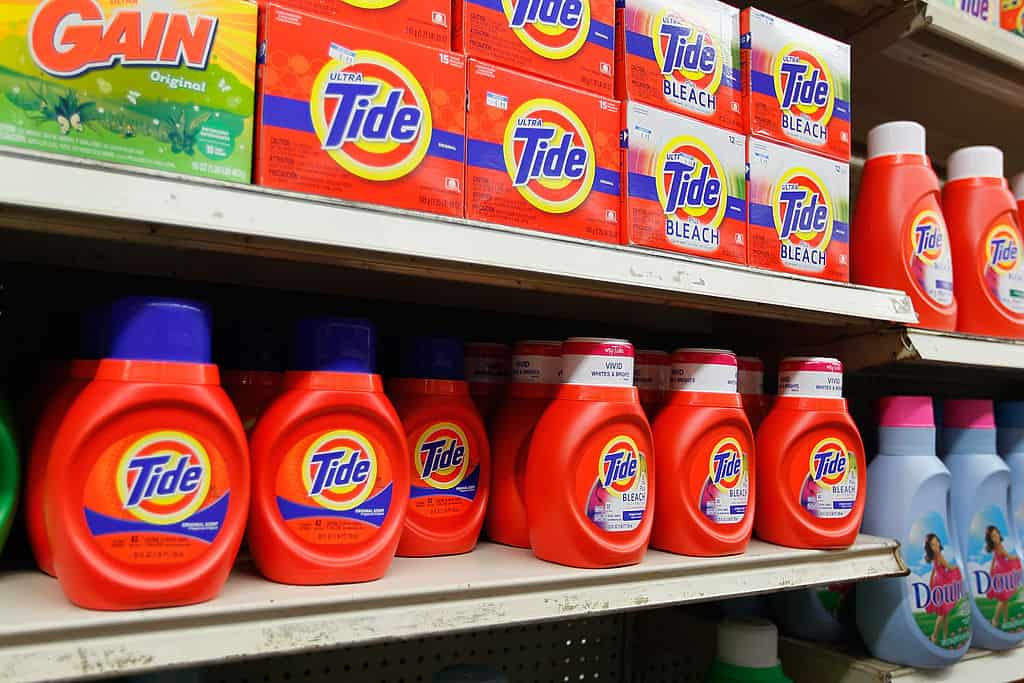  Tide Liquid Detergent (Machine) Orange Boxe Washing 2 Colors White Black 