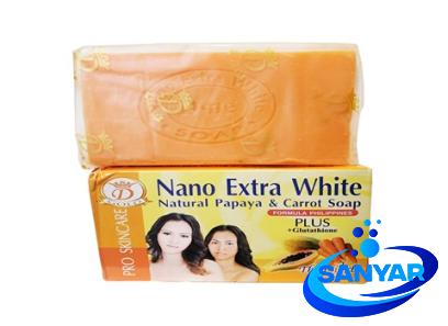 Nano extra white soap with complete explanations and familiarization